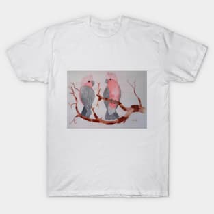 Australian Galahs - painting T-Shirt